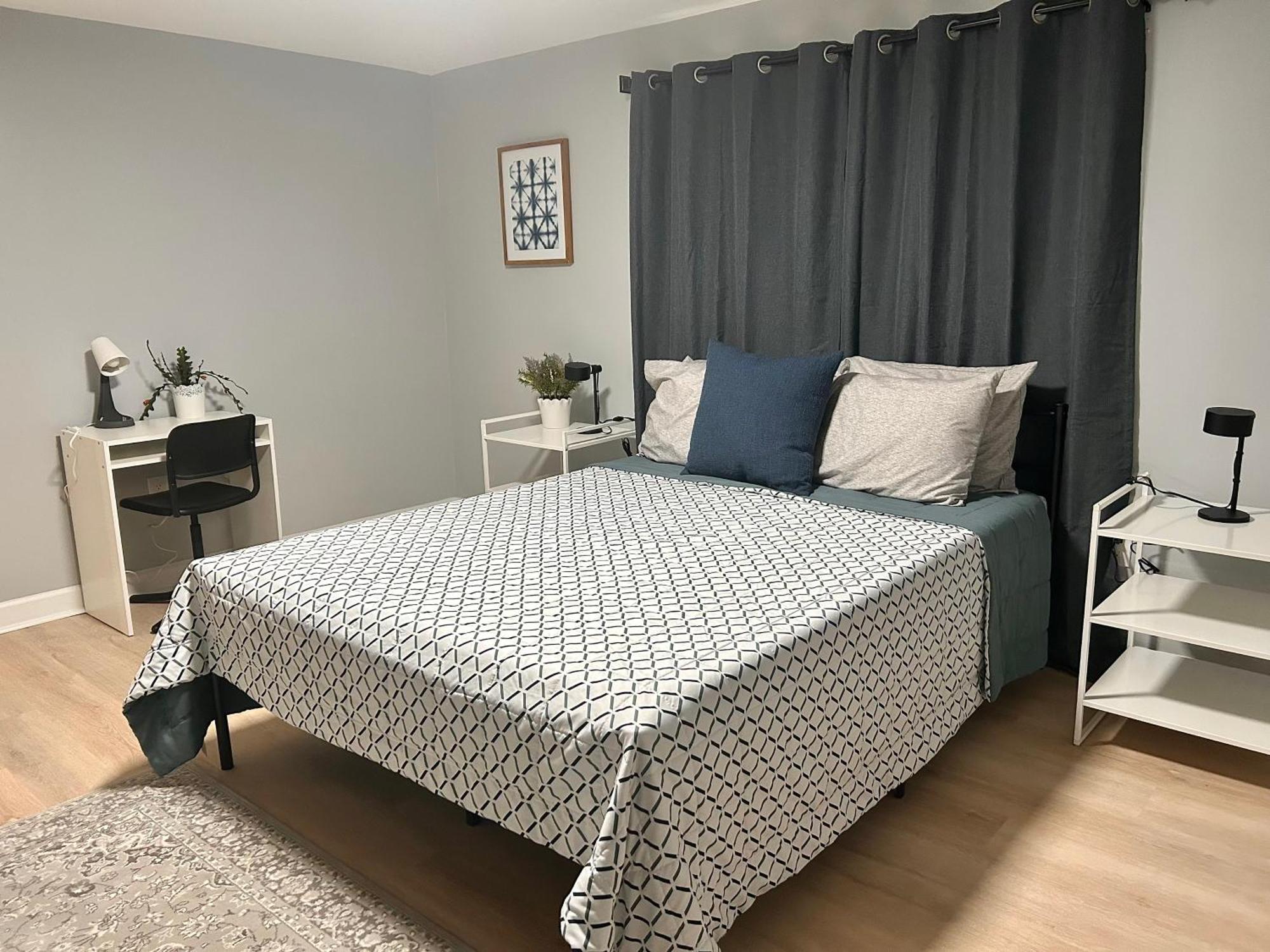 Comfy Lower Lvl Apt With Jetted Tub Near Uptown And Unc Charlotte Kültér fotó